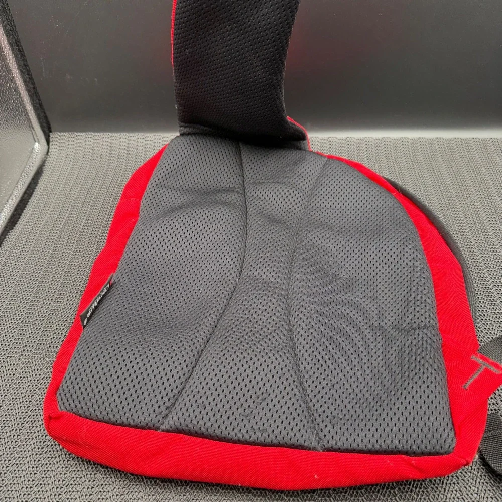 Natalex Killer Mix Red Cordura Sling Bag Padded Crossbody Backpack 1057